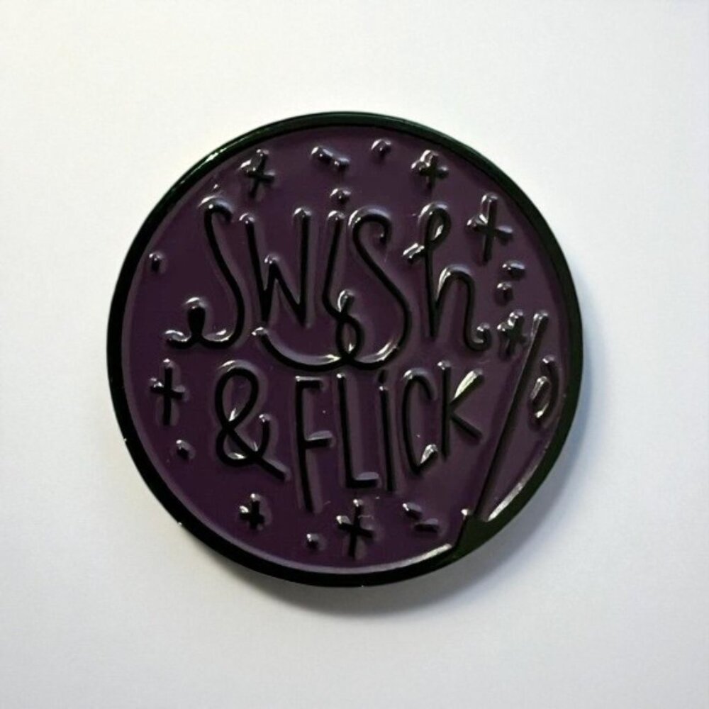 ❤️ 5/$18 - Swish and Flick Enamel Pin
